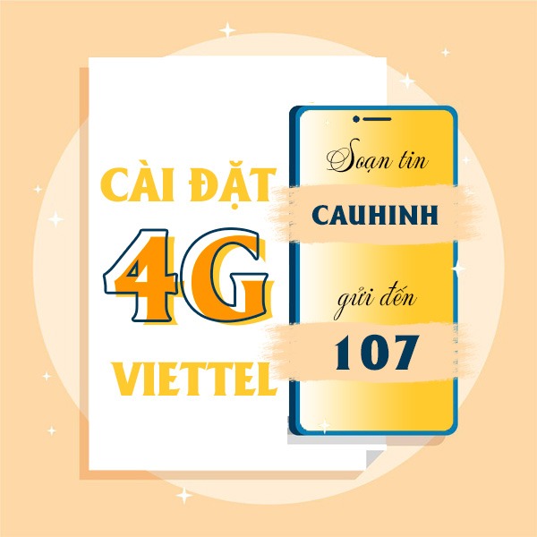 Hướng dẫn cách cài đặt mạng 4G Viettel miễn phí