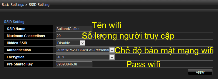 Cách đổi mật khẩu mạng Wifi Viettel 