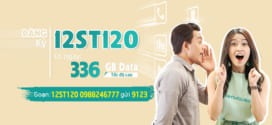Đăng ký gói cước 12ST120 Viettel miễn phí 336GB data 4G/5G cả năm