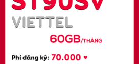Cách đăng ký gói ST90SV Viettel có ngay 60GB data chỉ với 70k