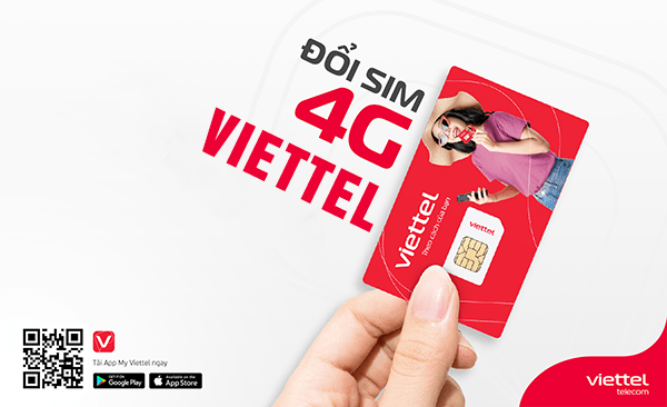 Cách đổi sim 4G Viettel Online miễn phí tại nhà, cửa hàng Viettel