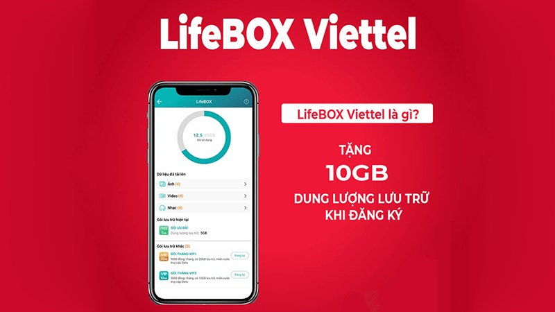 LifeBOX là gì? Đăng ký LifeBOX Viettel nhận 10GB lưu trữ