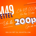 Đăng ký gói cước KM49 Viettel có 200p gọi nội mạng miễn phí